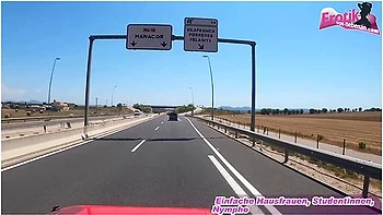 Deutsche Amateure In German Amateur Milf Does Public Blowjob In The Car While Driving