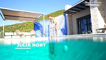 Mugur and Julia North's shaved sex by Mugur Porn