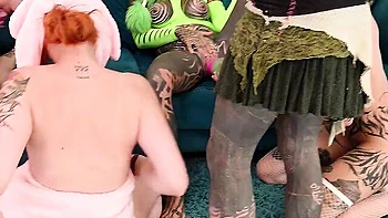 Anuskatzz and Lily Lu's dreadlocks smut by Dirty Dreaz