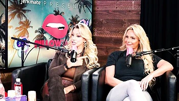 Pillow Talk featuring Brittany Andrews and Gabbie Carter's talking action