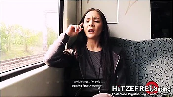 Naughty Outdoor Sex On Abandoned Place With Hot Brunette Babe