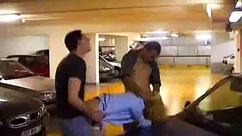 Garage attack: Blowjob, Doggy  Missonary Porn