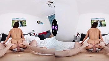 Teen Claudia Colt's tight shaved pussy craves your cock in VR
